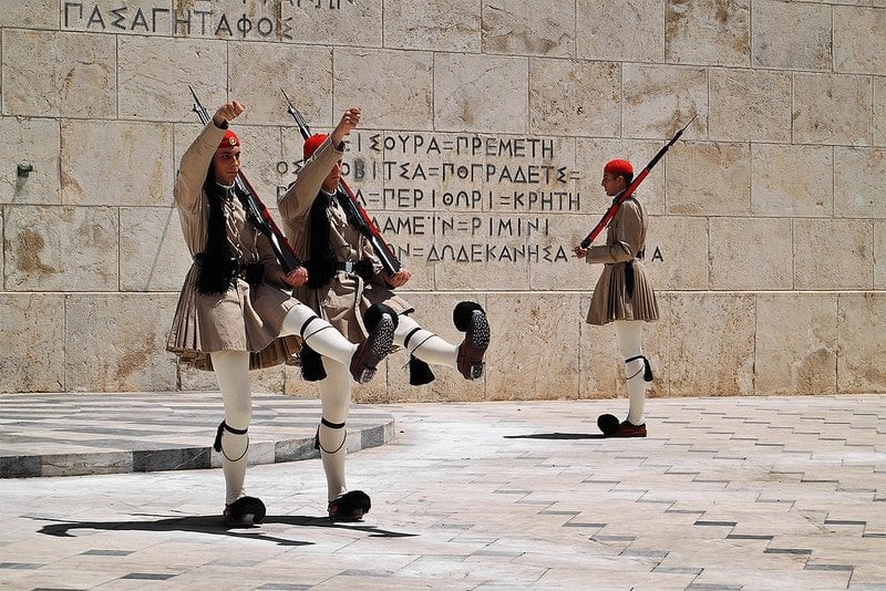 Cambio della guardia, Piazza Syntagma