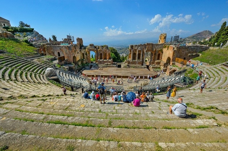 Taormina, il teatro greco antico