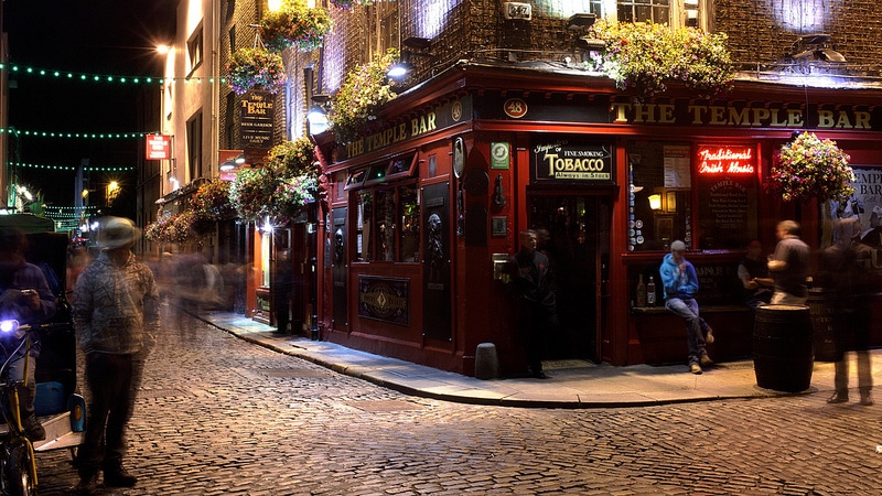Temple Bar, soggiornare a Dublino