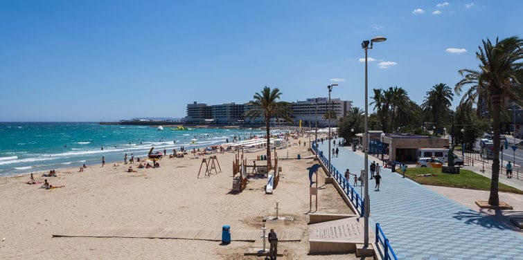 Spiaggia Del Postiguet ad Alicante