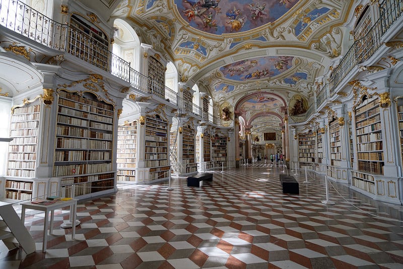 Libreria barocca Admont Abbazia di Graz