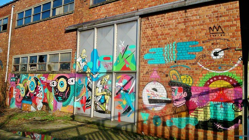 Arte di strada a Gand, Belgio