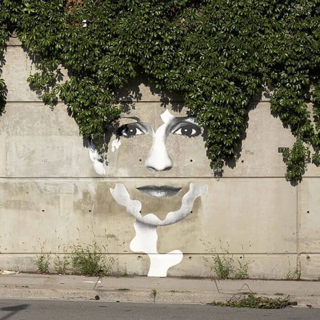 35 opere di street art in interazione con la natura