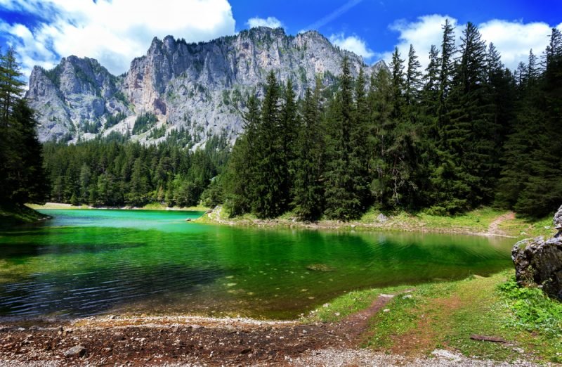 Grüner See, lago verde, luoghi più belli da visitare in Austria