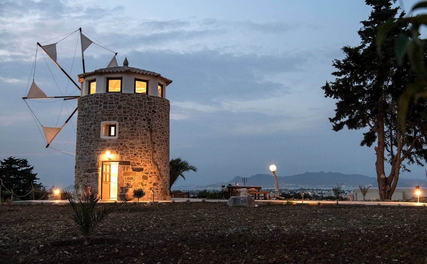 Airbnb à Kos : maison moulin Milos