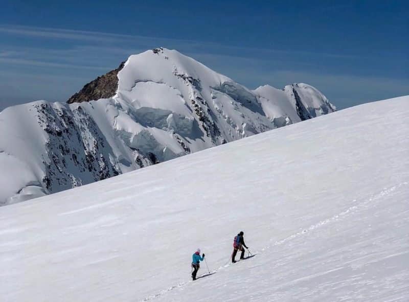 Alpinismo, escursionismo, Pointe Dufour, Svizzera