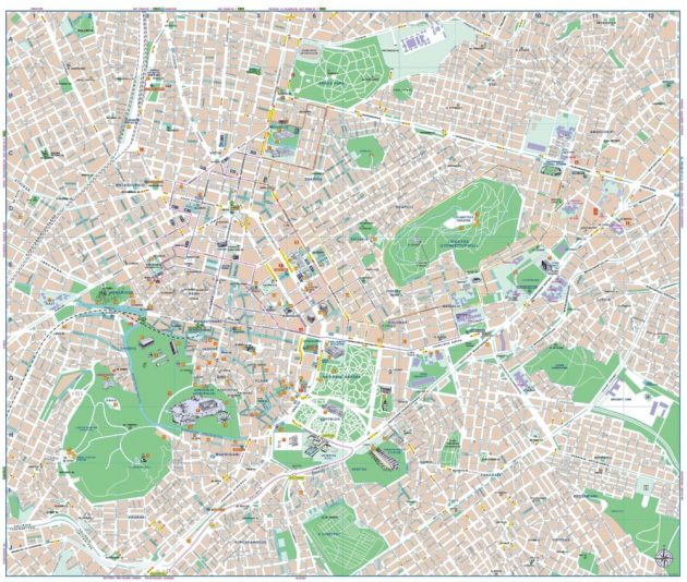 Mappe e percorsi dettagliati di Atene