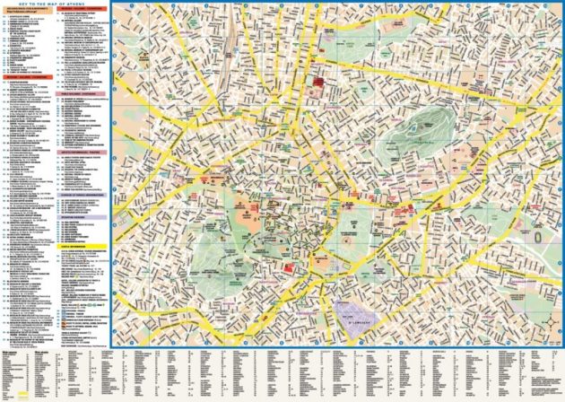 Mappe e piani di Atene