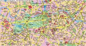 Carte et Plan du Centre de Berlin
