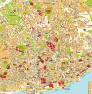 Carte et Plan de Lisbonne