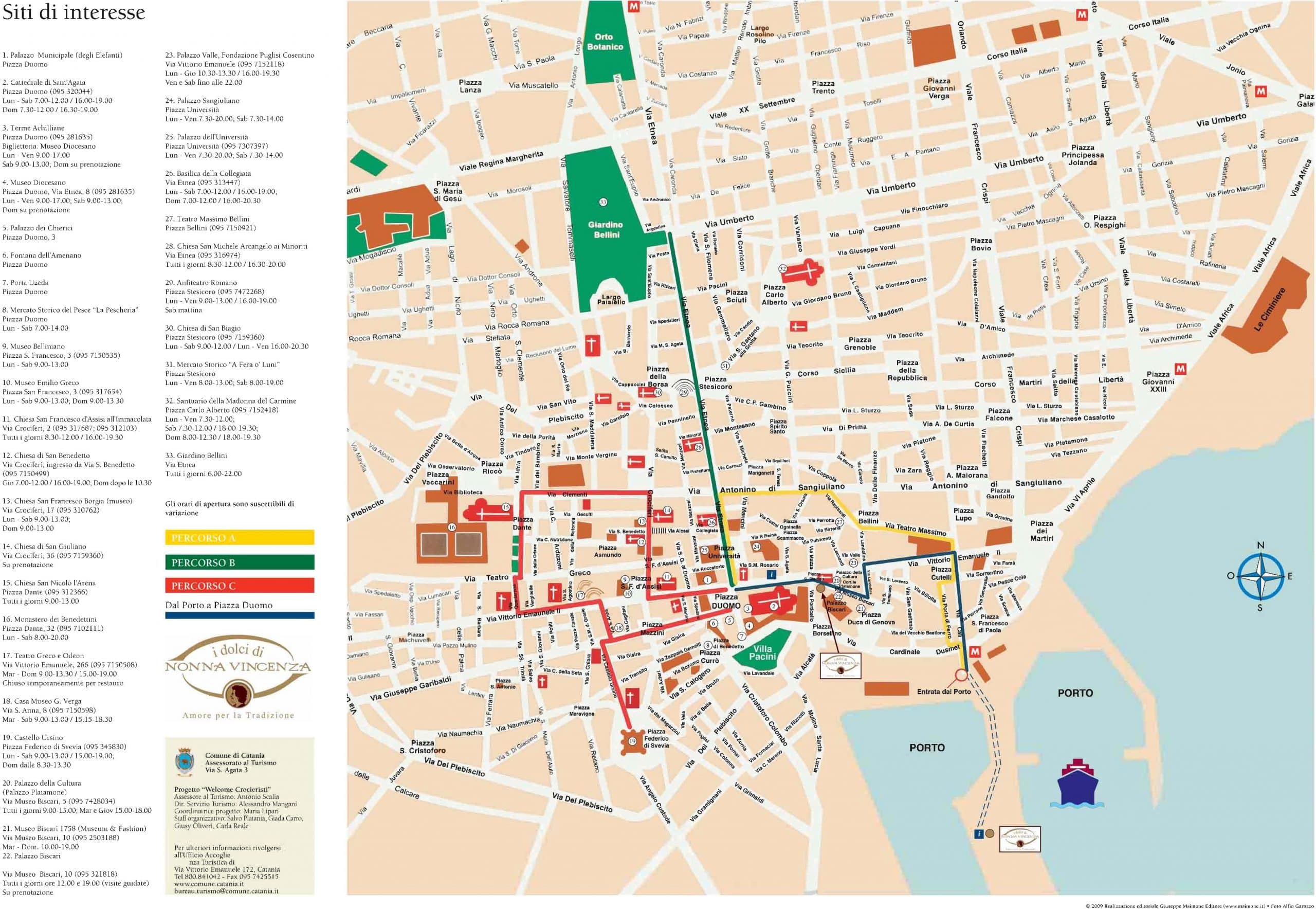 Mappa Di Catania