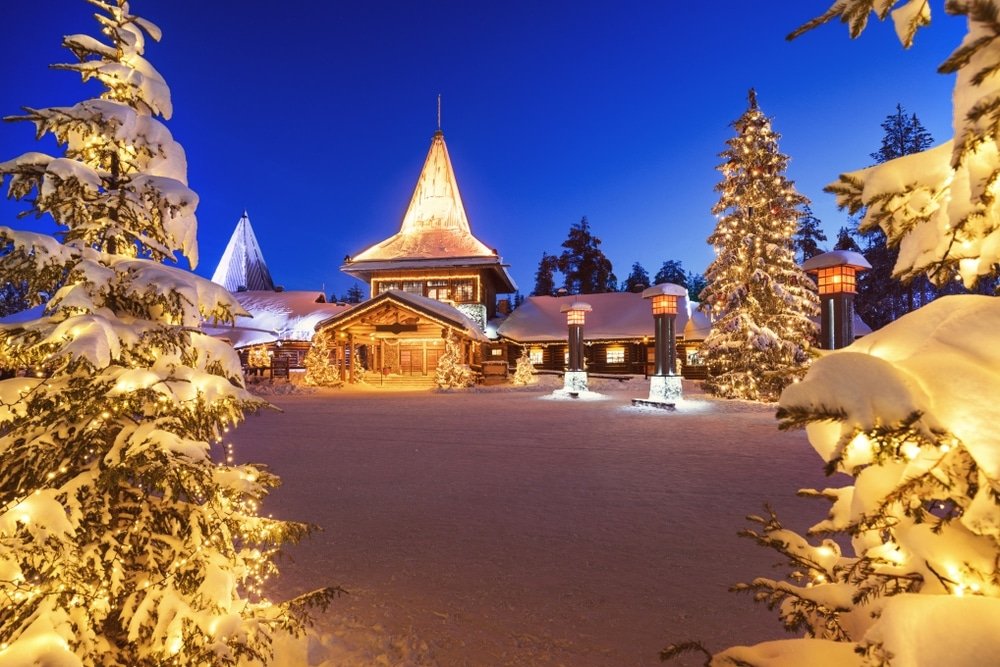 loger dans le village du pere noel en finlande