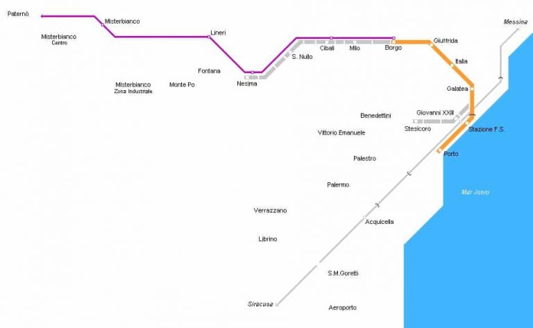 Mappe E Percorsi Dettagliati Di Catania