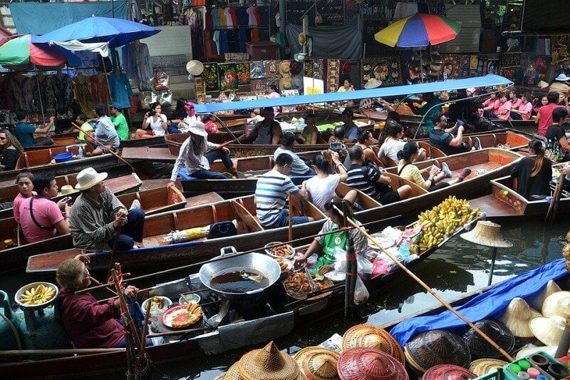 Pulci, Bangkok, Barche