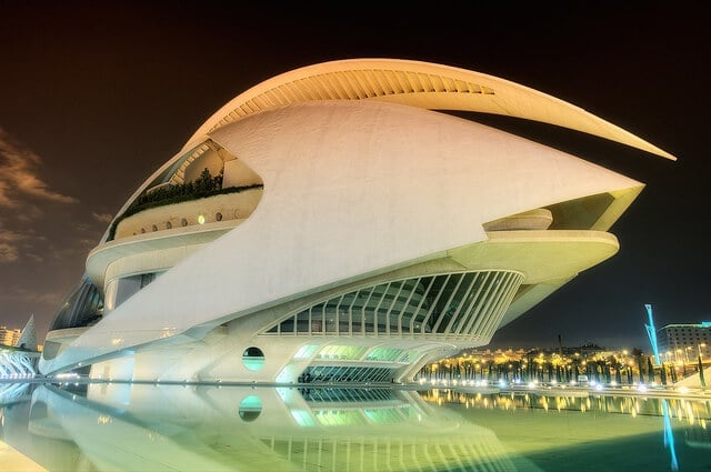 Città delle Arti e delle Scienze di Valencia in Spagna