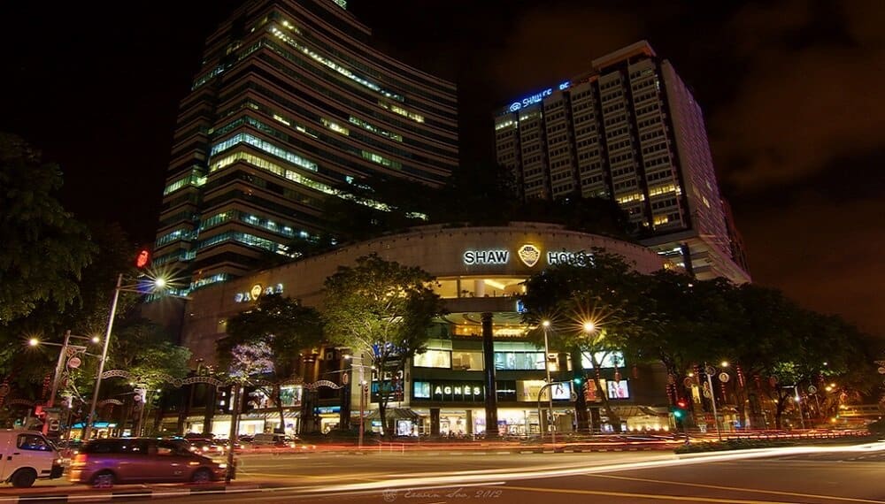 Orchard Road, Singapore, Notte