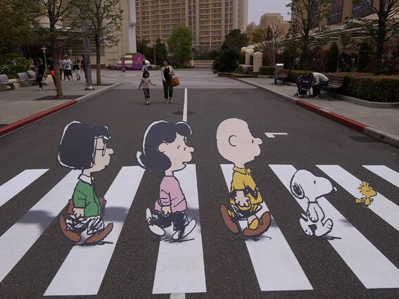 Peanuts Abbey Road