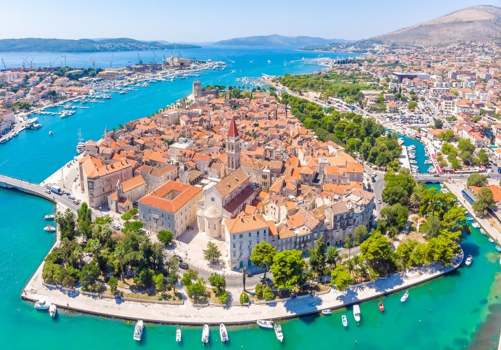 Bella città in Croazia