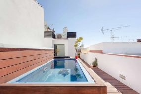 Superbe duplex avec toit-terrasse et piscine