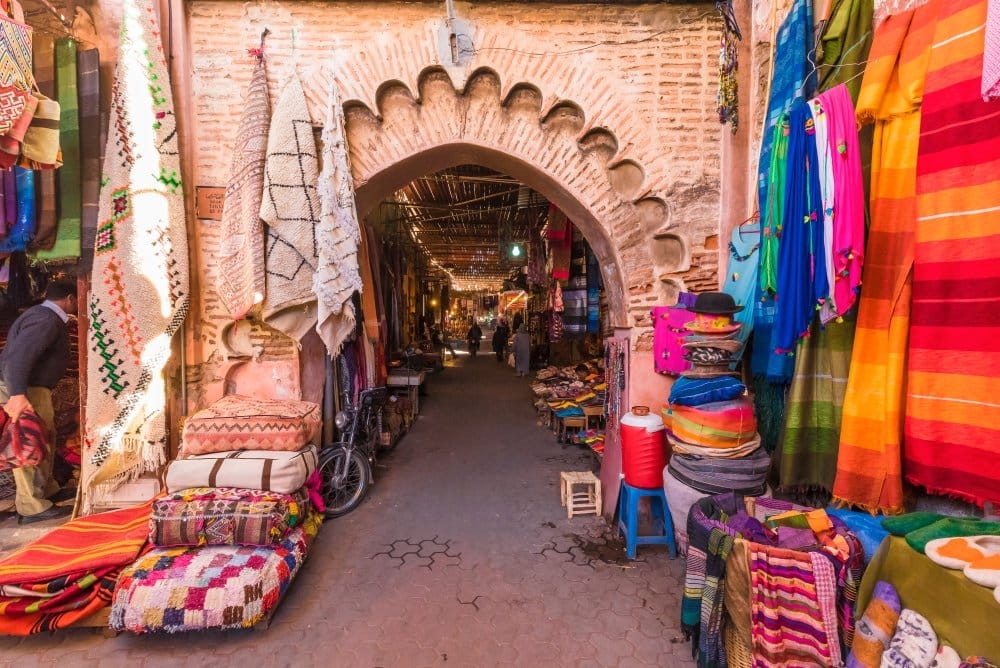 Il souk di Marrakech, foto del Marocco