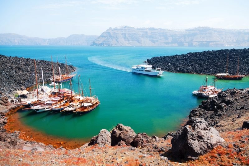 Orari e prezzi per il cratere Nea Kameni a Santorini
