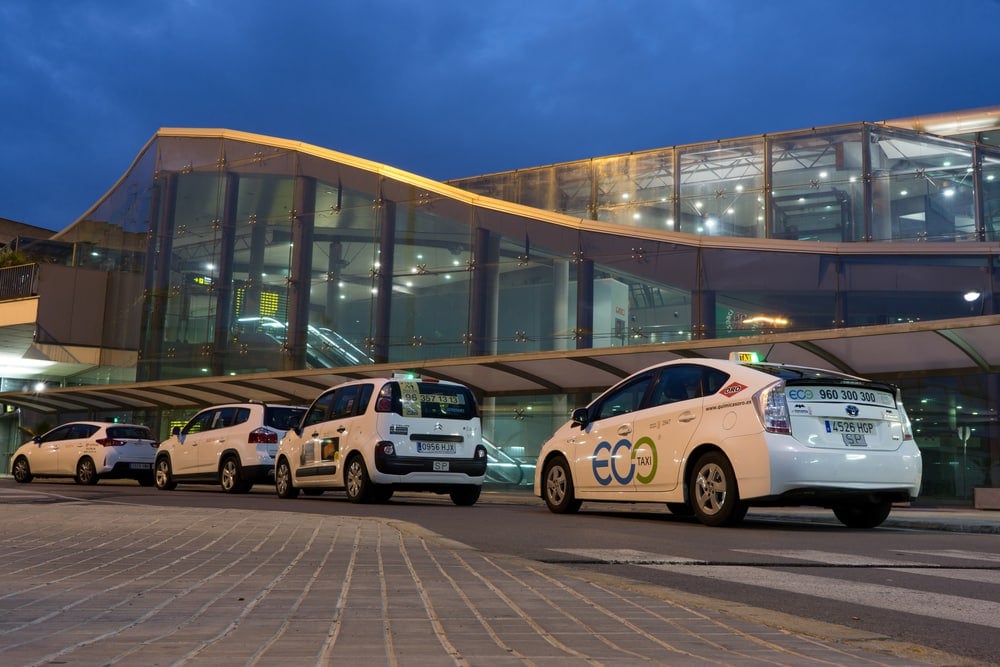 Transfert entre l'aéroport de Valence et le centre, en taxi