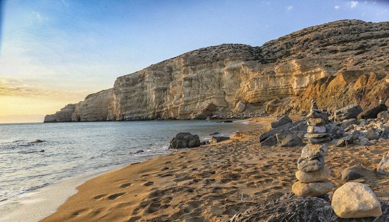 Spiaggia Rossa, Creta