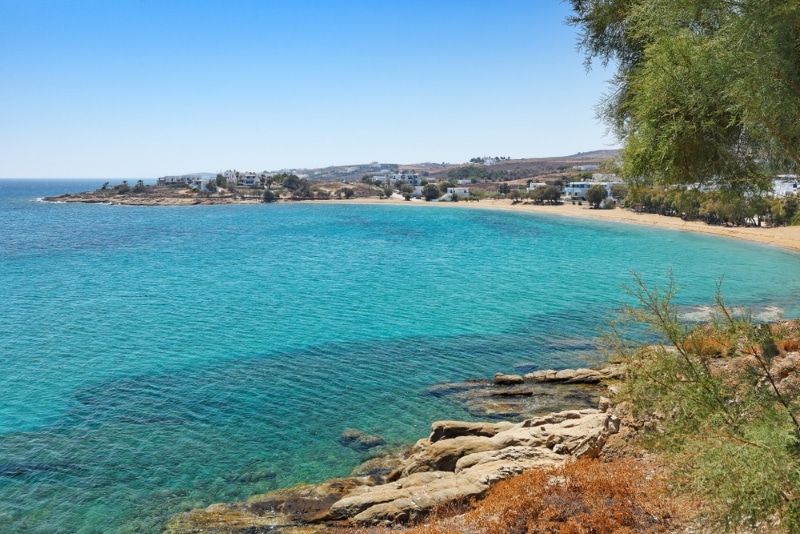 Spiaggia di Logaras a Paros