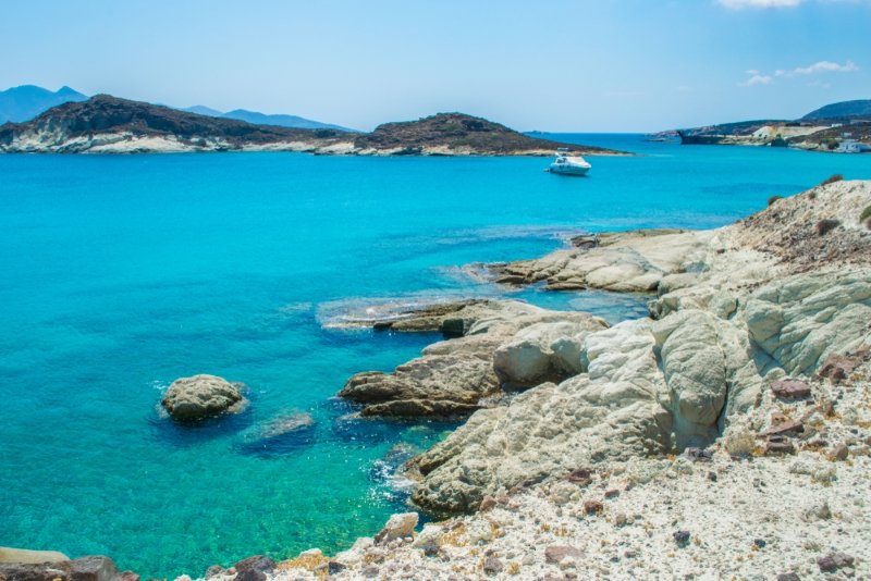 paradise beach isola greca nelle cicladi