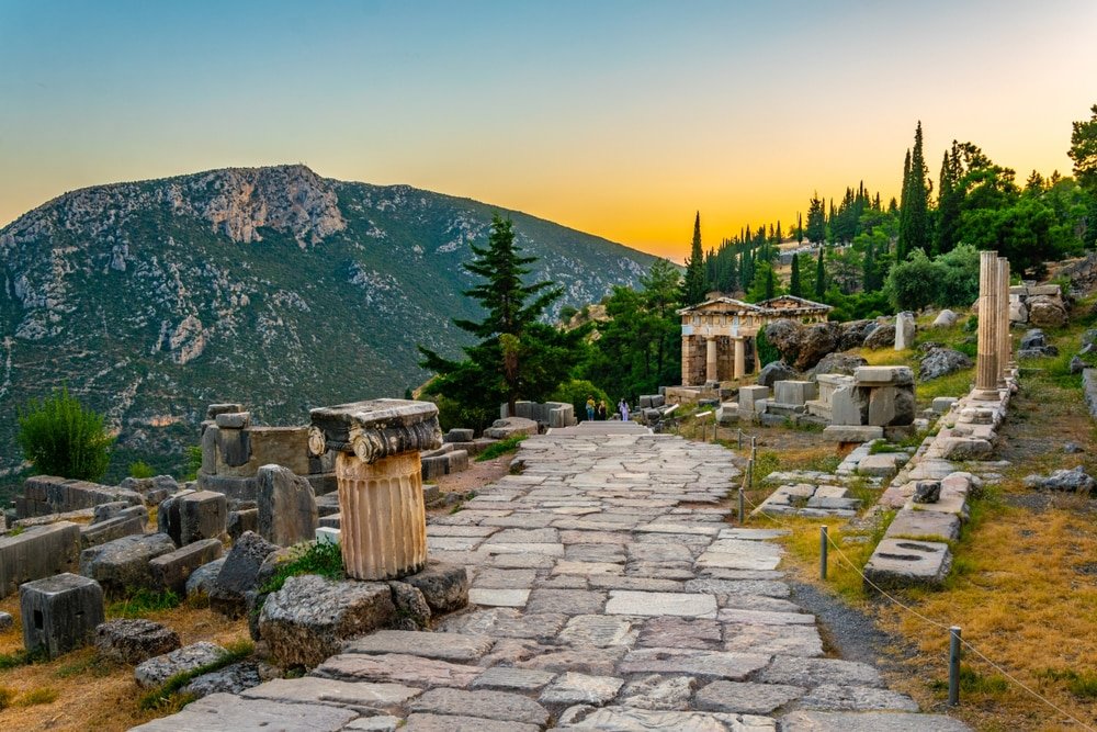 Rovine del tempio di Apollo vicino a Kalymnos